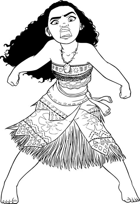 Vaiana à Colorier Luxe Collection Coloriage Vaiana Disney à Imprimer