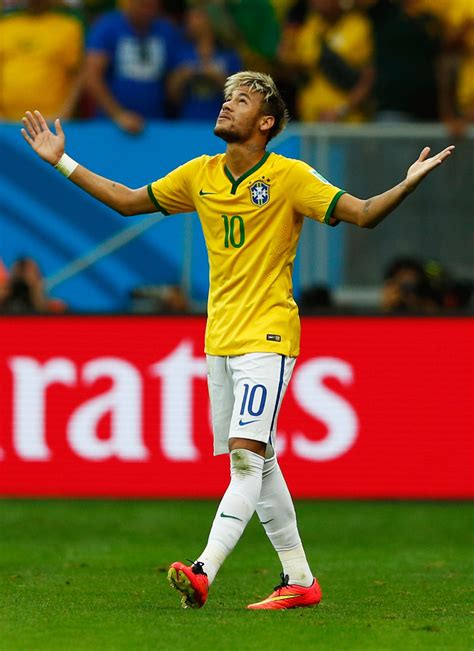 James rodriguez watches brazil 2014. Neymar Photos Photos - Cameroon v Brazil: Group A - 2014 ...