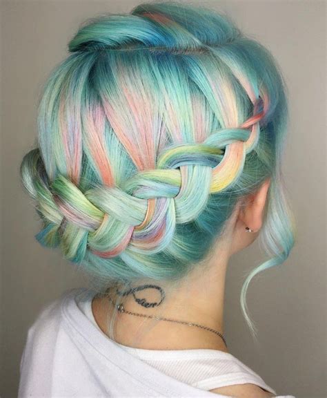 20 Hair Styles Starring Turquoise Hair Hair Styles Turquoise Hair Mermaid Hair