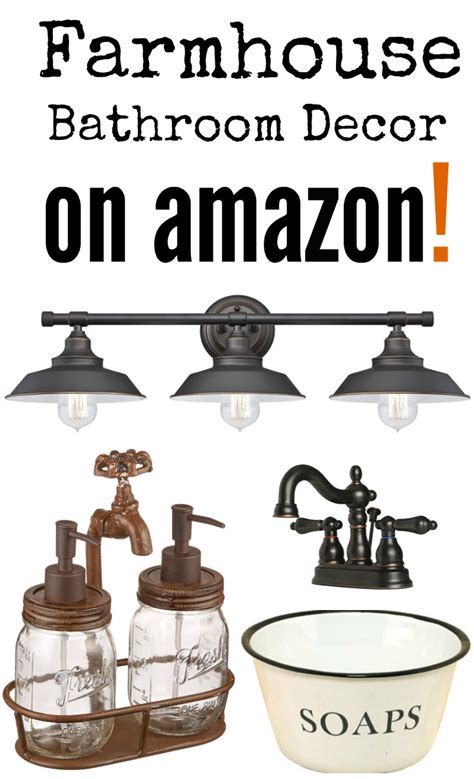Your bathroom hardware collection may include towel bars or rings, taps, hooks, faucets, cup holders, toilet paper holders, toilet brush holders. 14 Farmhouse Bathroom Finds on Amazon! - Southern Made Simple