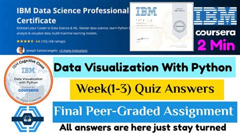 Ibm Machine Learning Essentials Quiz Answers - Data Visualization with Python by IBM Coursera, all week(1-3) quiz