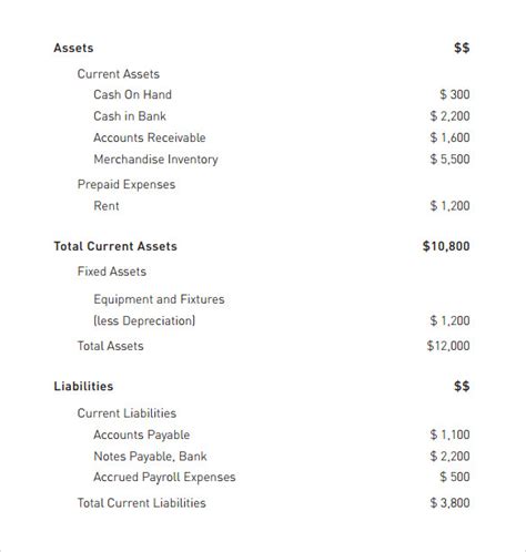 Tutorial Download Bank Balance Sheet Example Now Printable Pdf Doc