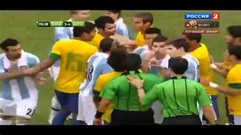 Learn how to watch argentina vs brazil 11 july 2020 stream online, see match results and teams h2h stats at scores24.live! ARGENTINA 4-3 BRAZIL LAVEZZI vs MARCELO FIGHT RED CARDS ...