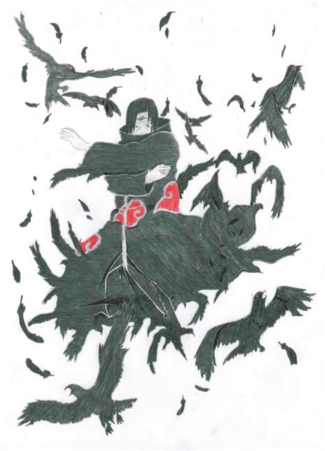 Itachi Uchiha Crows By Otamatsu On Deviantart