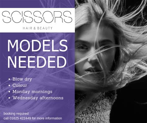 Models Needed Scissors Hair And Beauty