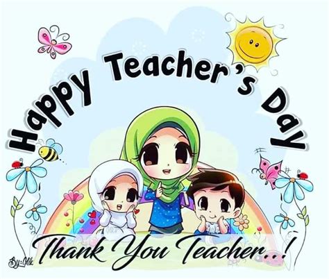 Selamat Hari Guru Kartun Muslimah 7 Selamat Hari Guru Ideas Selamat