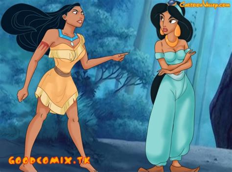 Aladdin Pocahontas Cartoonvalley Jasmine And