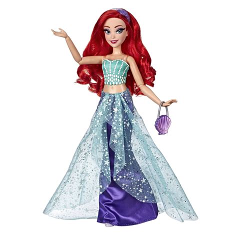 disney princess style series ariel doll in contemporary style with purse and shoes