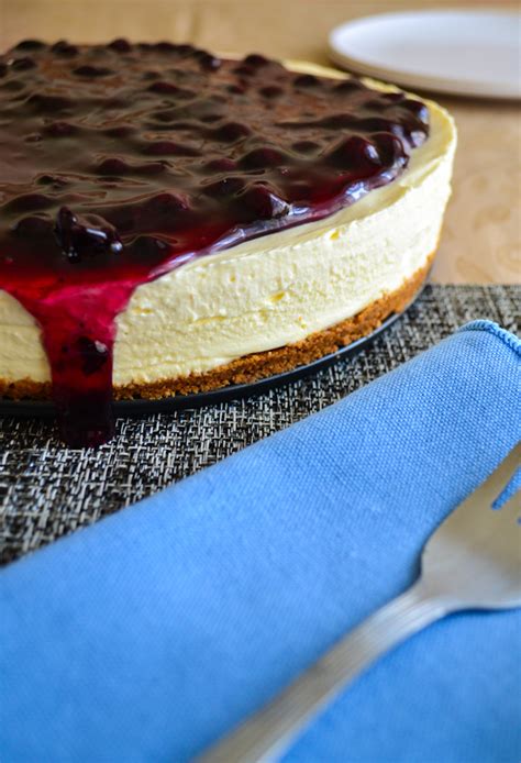 No Bake Blueberry Cheesecake One Chopping Board