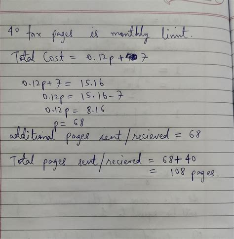 [Solved] An online fax company, EFaxit.com, has a customer plan where a