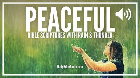 Scriptures With Rain 8 Hours Bible Verses With Rain For Sleep Rest