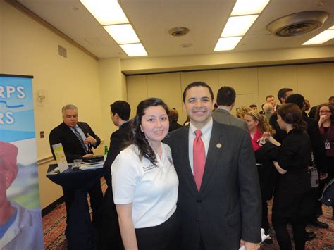 Laredo Job Corps Student Interns With US Congressman Henry Cuellar