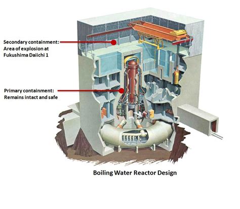 Boiling water reactors (bwrs) operate at a reactor vessel pressure of 1,040 psia, a value considerably lower at almost one half that the operating pressure of pwrs at 2,250 psia. The Stoned Crab: What The GE Reactor In Japan Looks Like ...