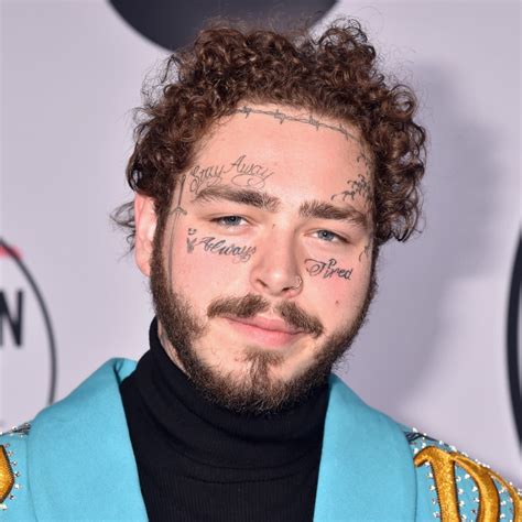 Details Post Malone S Facial Tattoos Super Hot In Cdgdbentre