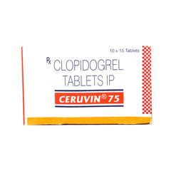 Ceruvin 75mg is used to prevent blood clots (thrombi) forming in hardened blood vessels (arteries), a process known as atherothrombosis, which can if you take more ceruvin 75mg. Ceruvin 75mg Tablet 15'S - Buy Medicines online at Best ...