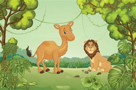 The after reading activities are basic dealing with vocabulary.(2 pages). The Lion And The Camel - Bedtimeshortstories