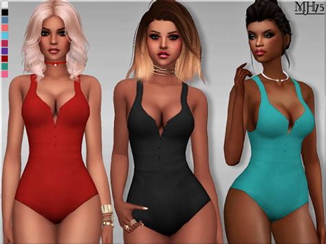 21 Bodysuit By Margeh75 At Sims Addictions Sims 4 Updates