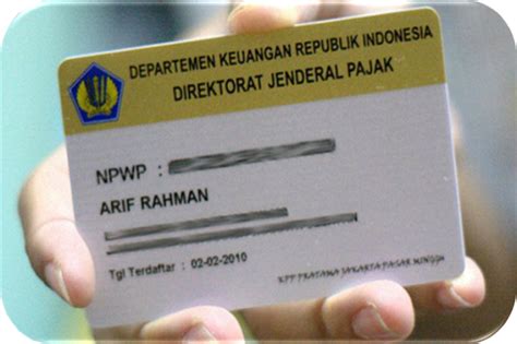 Contoh Npwp Nomor Pokok Wajib Pajak - Seputar Nomor