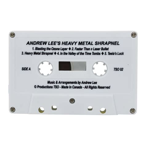 Andrew Lee Heavy Metal Shrapnel Cassette Cd Vinyl Loudtrax