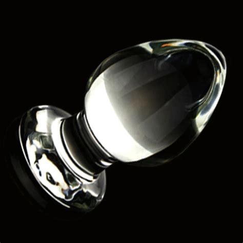 6cm Diameter Large Glass Butt Plug Huge Big Anal Balls Plugs Dilator