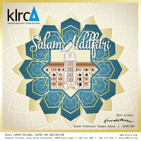 Dear readers, salam aidilfitri, eid mubarak! AIAC | KLRCA Wishes You A Selamat Hari Raya Aidilfitri