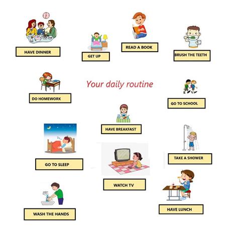 Daily Routines Online Worksheet And Pdf You Can Do The Exercises