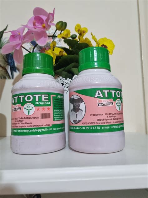 ATTOTE ORIGINAL REMEDIES BOOSTER MEN IN BED from IVORY COAST 100%