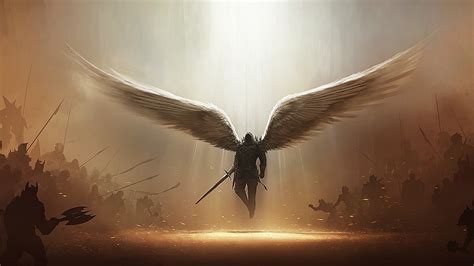 Tapety Videohry Fantasy Umění Křídla Anděl Umělecká Díla Ráno