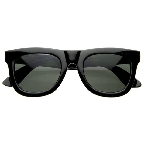 super retro thick frame indie wayfarer sunglasses zerouv