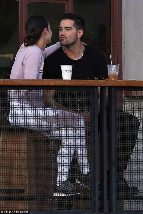 Jesse Metcalfe And Cara Santana Kiss In West Hollywood Daily Mail Online