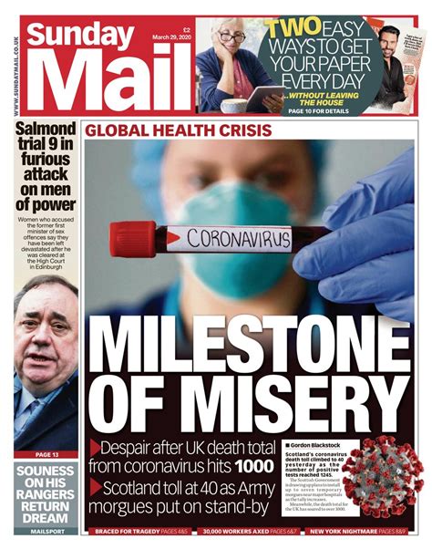 Sunday Mail March 29 2020 Newspaper Get Your Digital Subscription