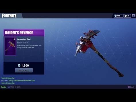 Finally after months of having my two separate accounts i tried merging them, it ended up working and i got my raiders revenge on my renegade . Fortnite Renegade Pickaxe - How To Get Free V Bucks On Mac