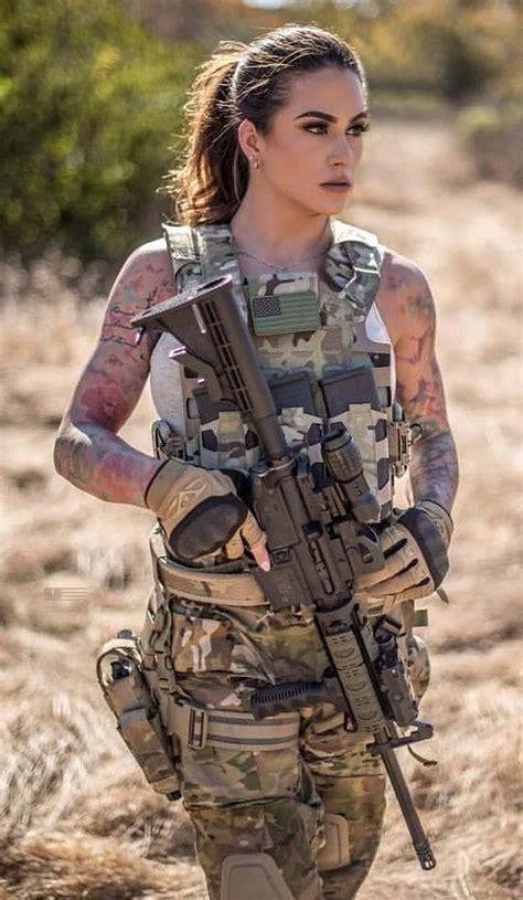 Military Girls And Guns