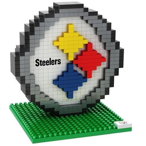 When you're finished, decorate your fan cave with your new pittsburgh steelers puzzle and take pride in the legacy your team has. Pittsburgh Steelers NFL 3D BRXLZ Puzzle Team Logo ...
