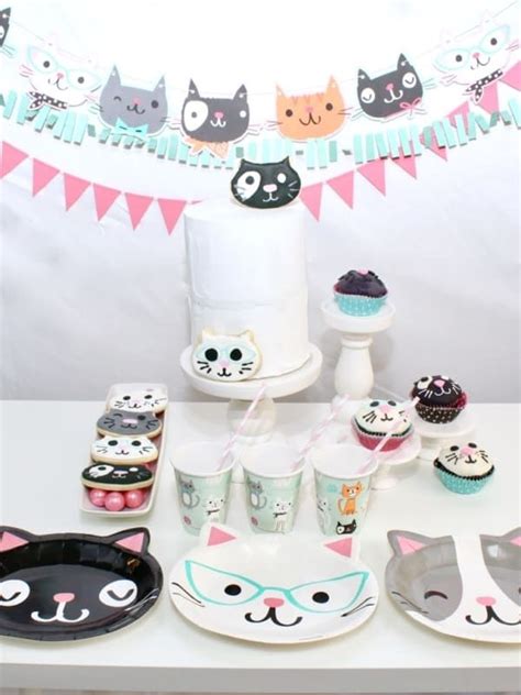 Throw The Purr Fect Cat Themed Birthday Party Cat Themed Birthday