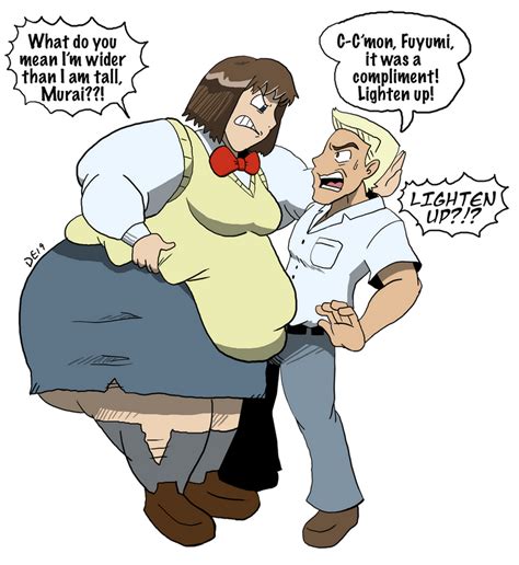 commish bbw and tall by blueike on deviantart