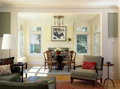 From yellow walls to yellow flooring, this room is full of sunshine yellow. The Stained Wood Trim Stays - 16 Wall Colors To Make It ...
