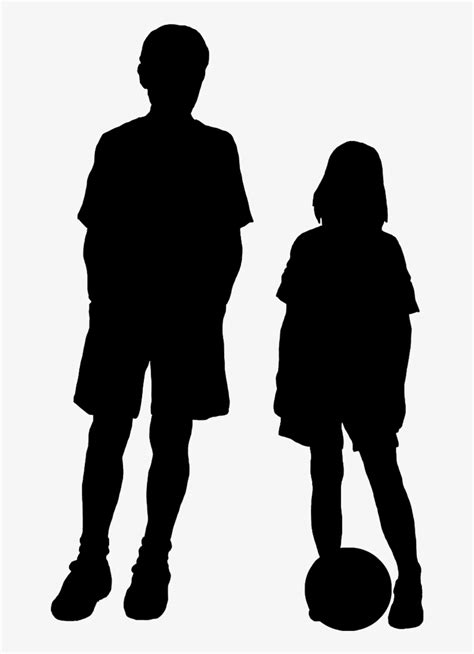 Boy And Girl Silhouette Clip Art