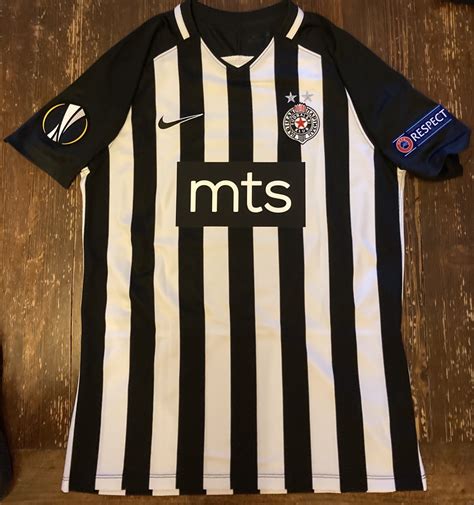 Alternative spelling of partisan (adherent, supporter). Partizan Belgrade Home football shirt 2019 - 2020 ...