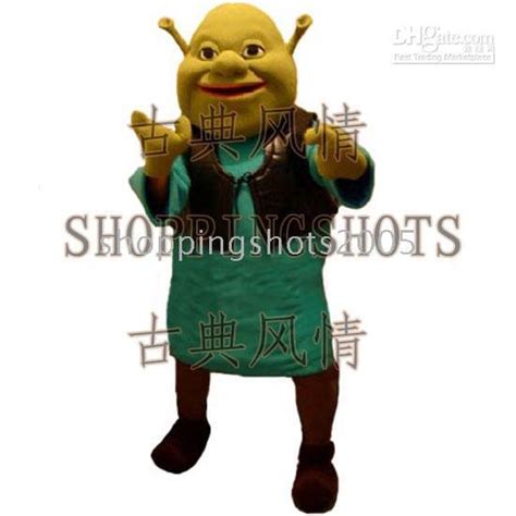 Shrek Fancy Dress Adult Cartoon Mascot Costume R00310 Men Halloween