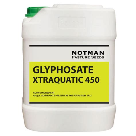 Glyphosate Xtraquatic 450 Herbicide Notman Pasture Seeds Australia