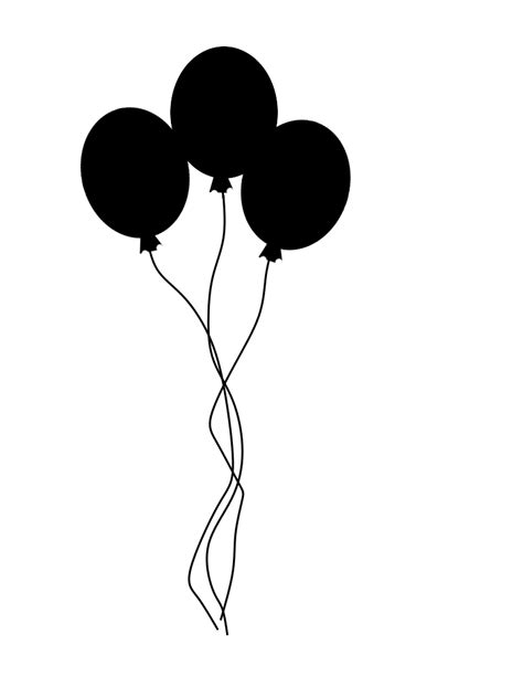 Png Black And White Balloons Svg Green Balloon Clip Art Hot Sex Picture