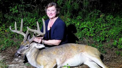 Aiken County Huntress Kills Giant Buck In Velvet Carolina Sportsman