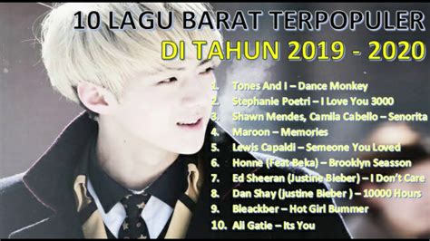 Check spelling or type a new query. Best 10 Lagu Barat Terpopuler di Tahun 2019 - 2020 ,Keren ...