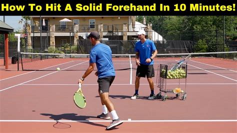How To Learn A Forehand From Zero Beginner Tennis Lesson Youtube