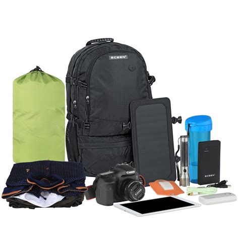 Shop For Eceen Solar Power Backpack Fast Charging Camping And Hiking