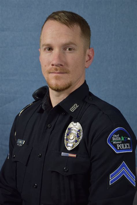 Officers Spotlight Cpl Rolla Police Department