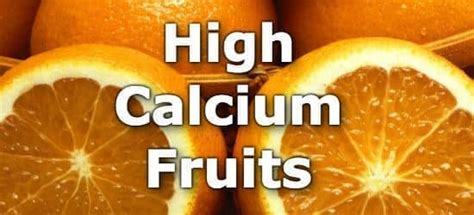 Top 10 Fruits Highest In Calcium 45 Off