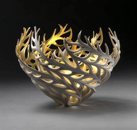 Nature Inspired Porcelain Sculptures Glow From Within