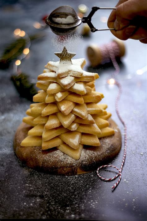 Sapin de Noël en biscuits